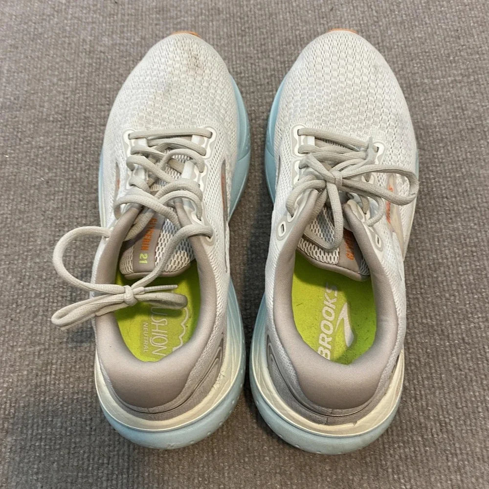 Brooks Glycerin 21‎ Running Shoes Womens Size 11 Gray Cushioned 1204081B195
